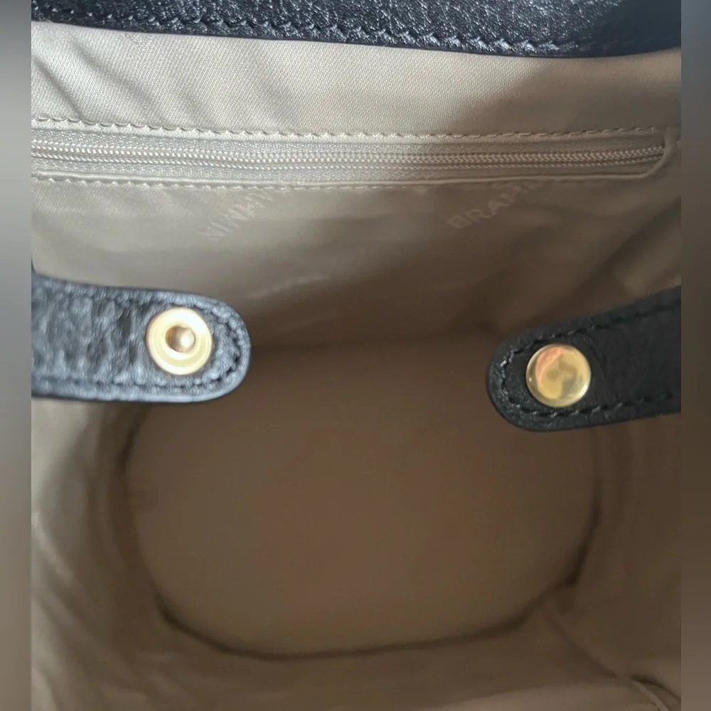NWT Brahmin Maddie Sling Backpack in BLACK GRYPHON
